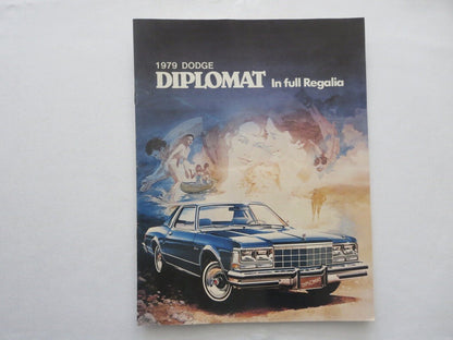 1979 Dodge Diplomat Sales Brochure Catalog Advertising - Station Wagon Salon + 