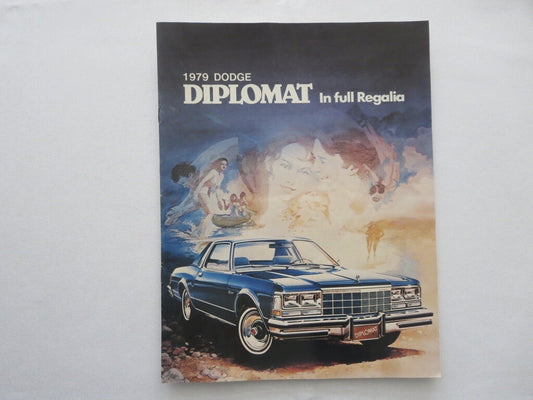 1979 Dodge Diplomat Sales Brochure Catalog Advertising - Station Wagon Salon + 