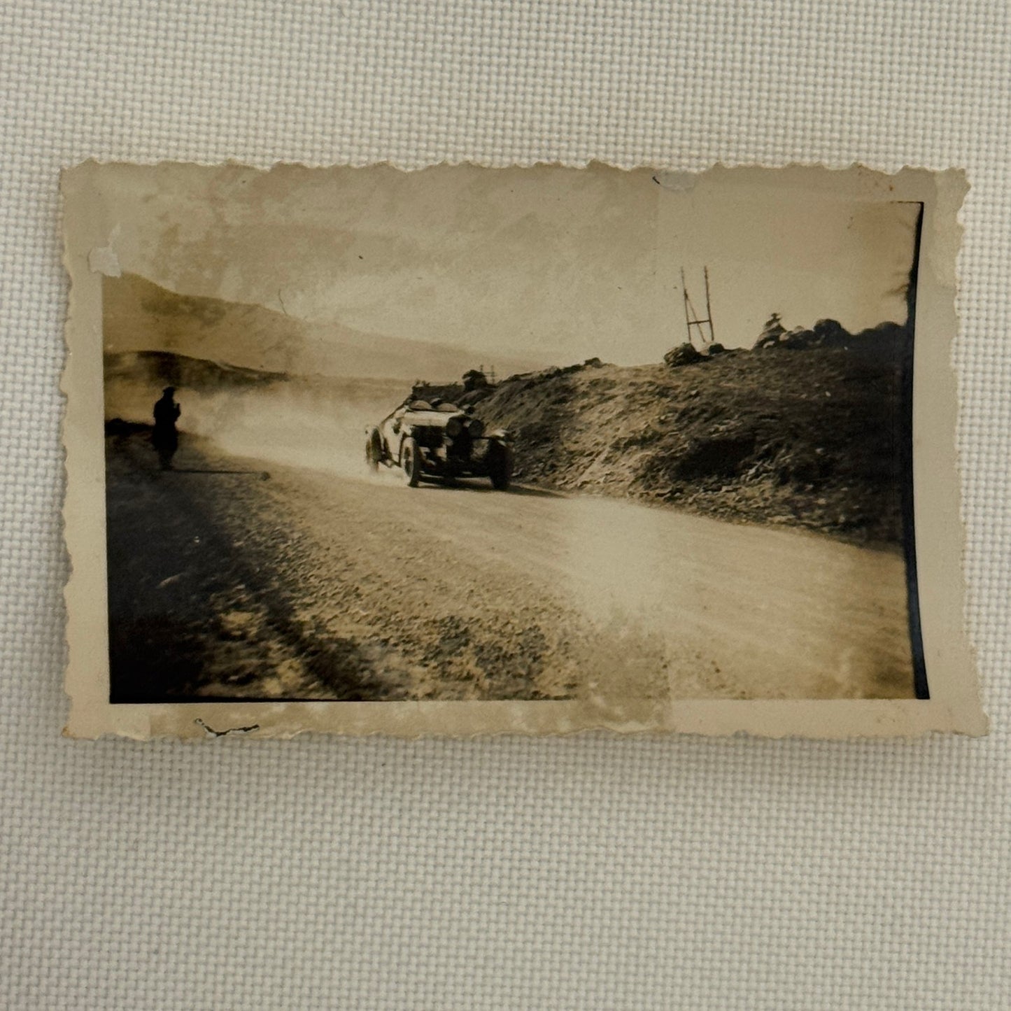Vintage Racing Car Photo Photograph Early Automobile Motorsport