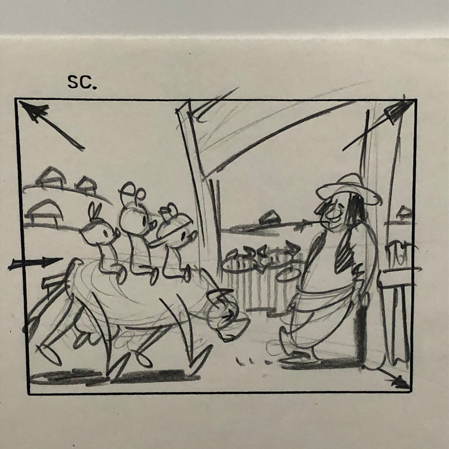 ANIMANIACS Animation Storyboard Illustration Drawing Sketch Art Story Board