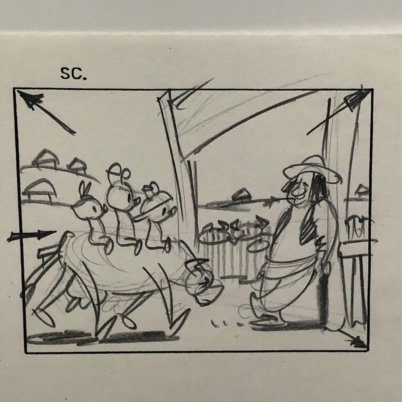 ANIMANIACS Animation Storyboard Illustration Drawing Sketch Art Story Board