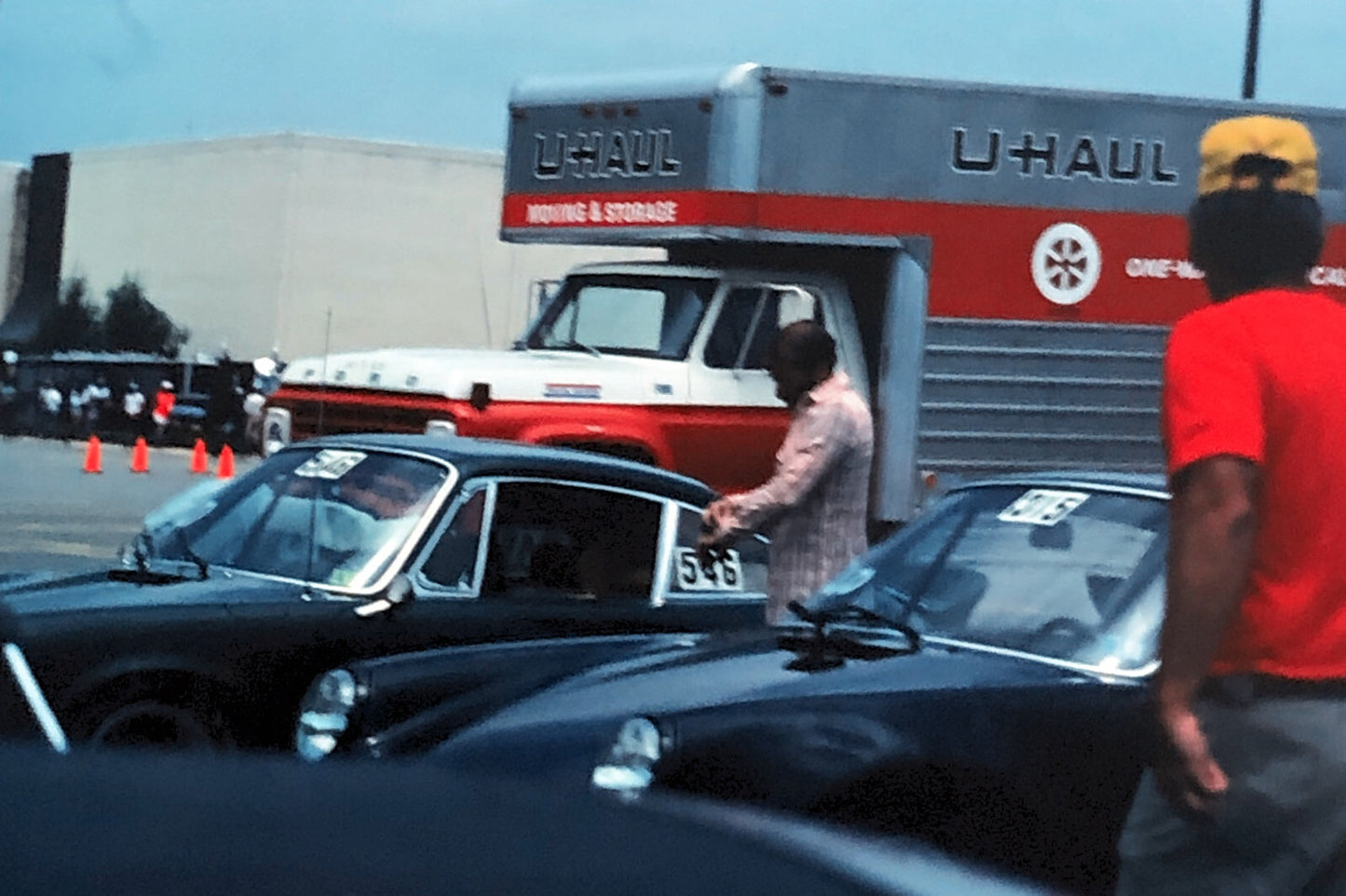 Porsche 911 Car Show 35mm Photo Slide Vintage 1981