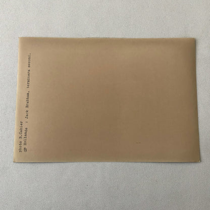 Vintage Racing Photo Photograph Jack Brabham in Car Bernard Cahier 