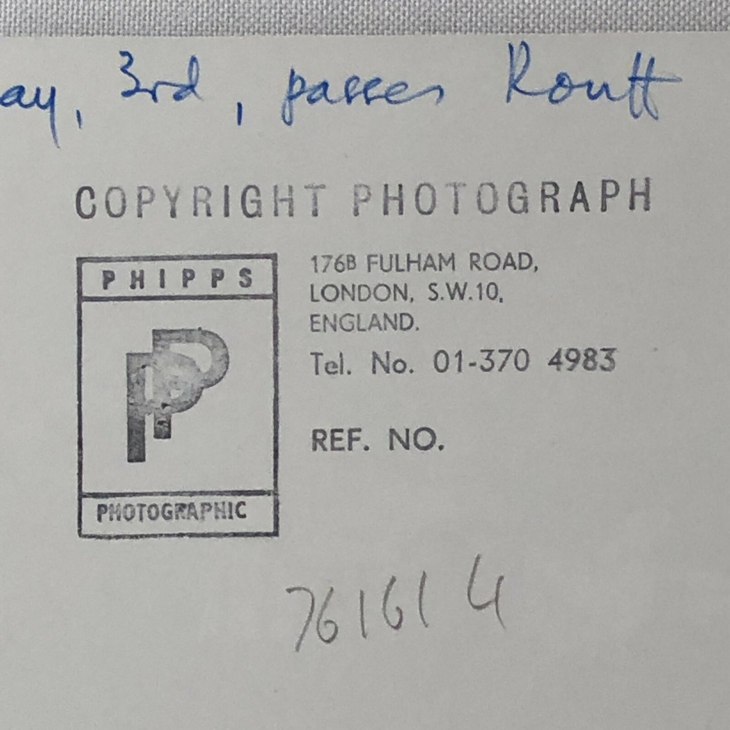 Vintage 1976 Formula 2 F2 Thruxton Grand Prix Racing Photo Photograph ELF Tambay