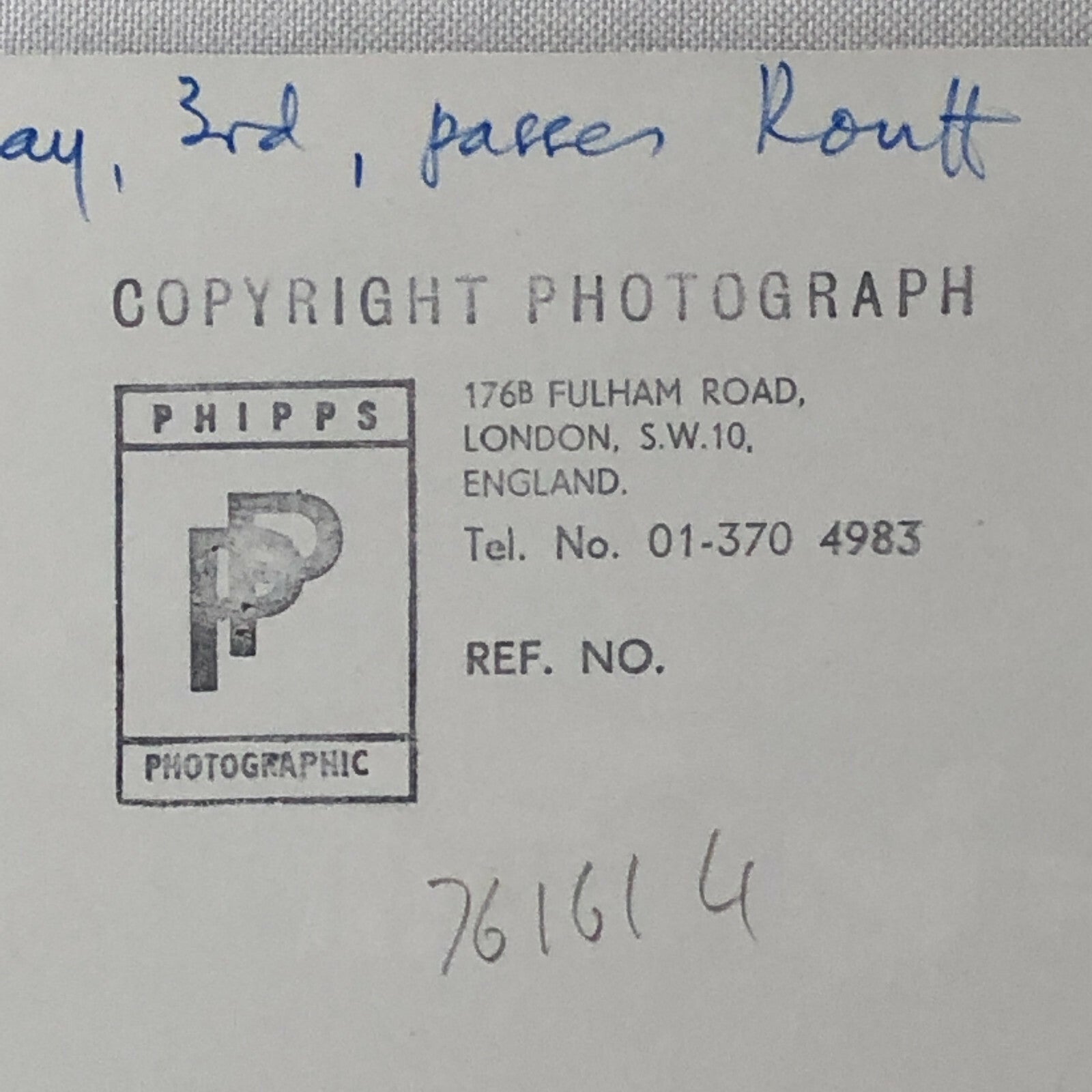 Vintage 1976 Formula 2 F2 Thruxton Grand Prix Racing Photo Photograph ELF Tambay