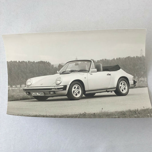 Porsche 911 Carrera Cabriolet Factory Press Photo Photograph Print Werkfoto 