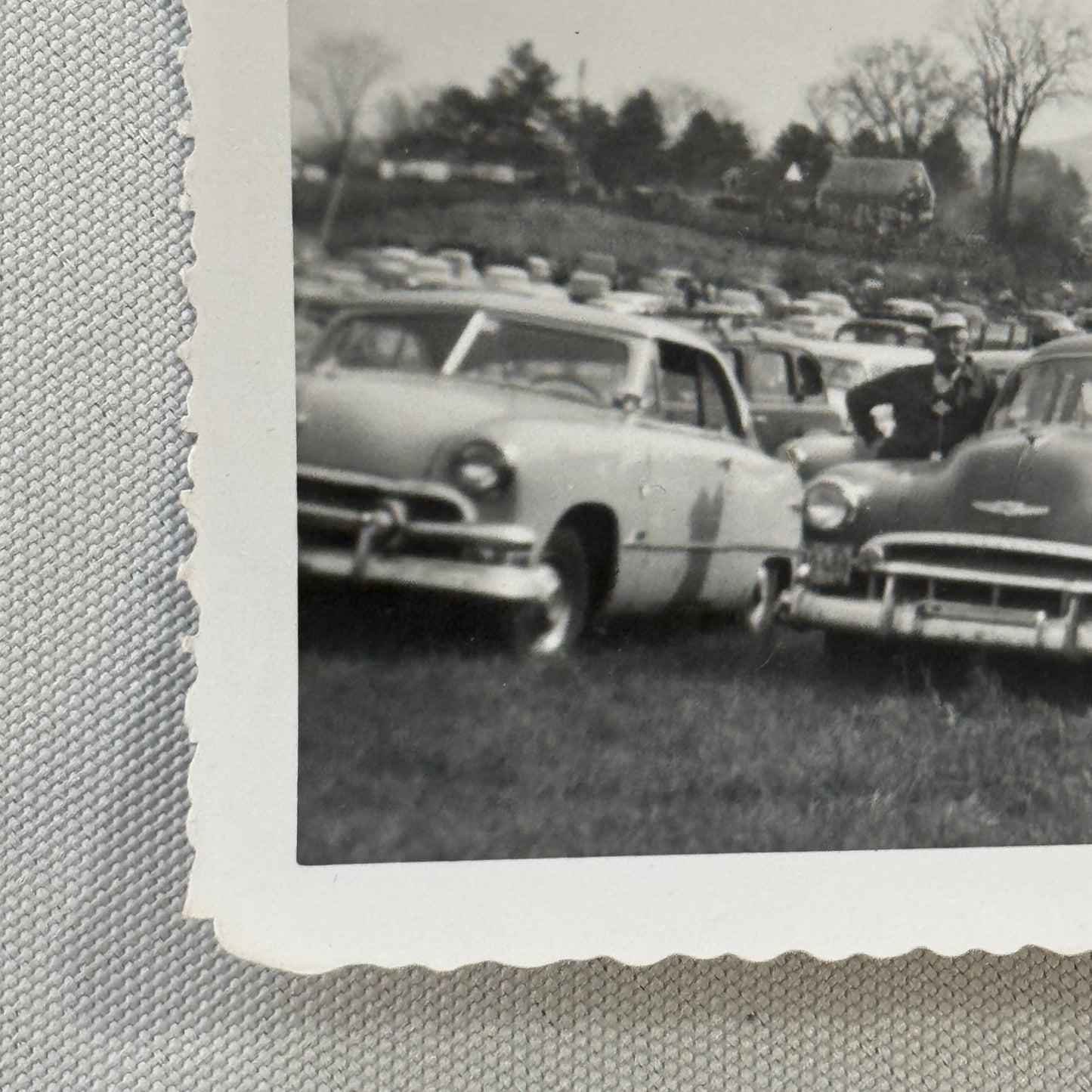 Vintage Car Automobile Photo Photograph Print Pickup Truck Ford Chevrolet