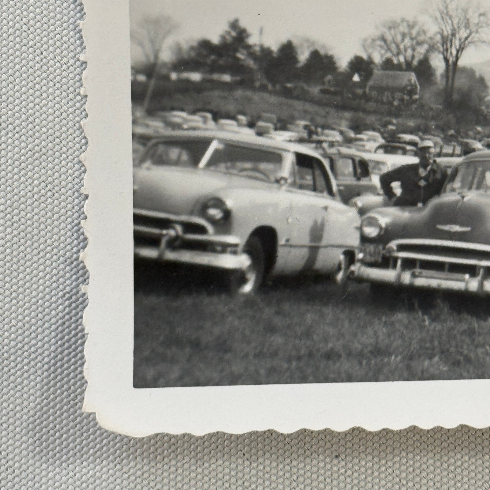 Vintage Car Automobile Photo Photograph Print Pickup Truck Ford Chevrolet