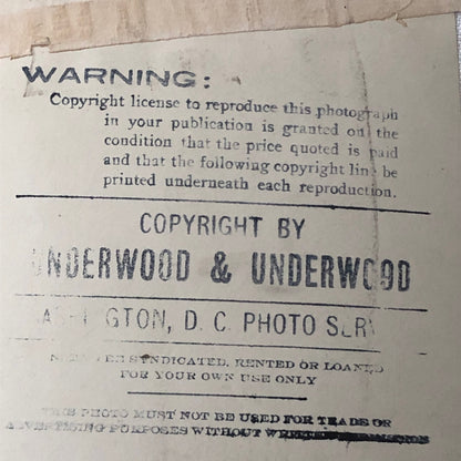 Press Photo Photograph 1922 Knickerbocker Theater Collapse Underwood & Underwood
