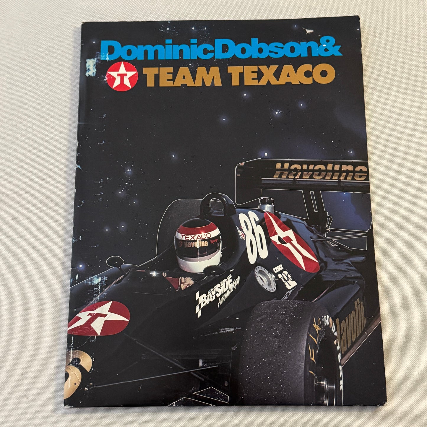 1990 Texaco Racing Team Indy CART Press Kit Brochure Photos Dominic Dobson