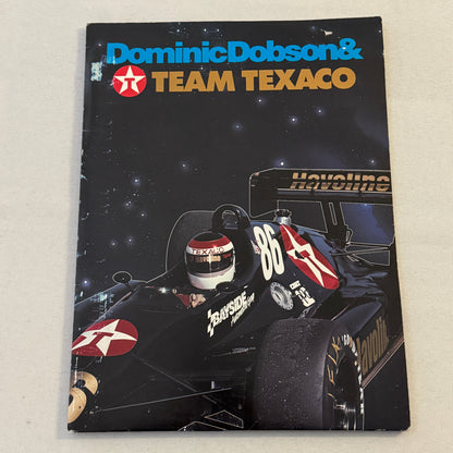 1990 Texaco Racing Team Indy CART Press Kit Brochure Photos Dominic Dobson