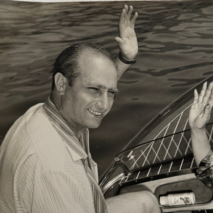 Juan Manuel Fangio Retirement Vacation Holiday Italian Press Photo F1 Racing