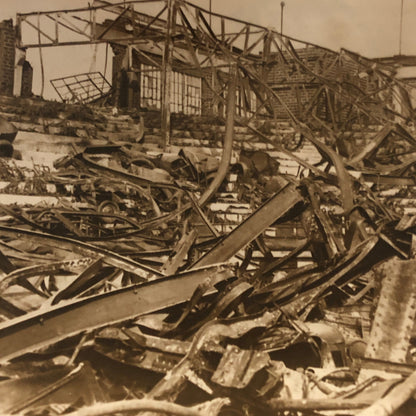 Press Photo Photograph Kansas City Auto Show Fire 1925 Underwood & Underwood Car