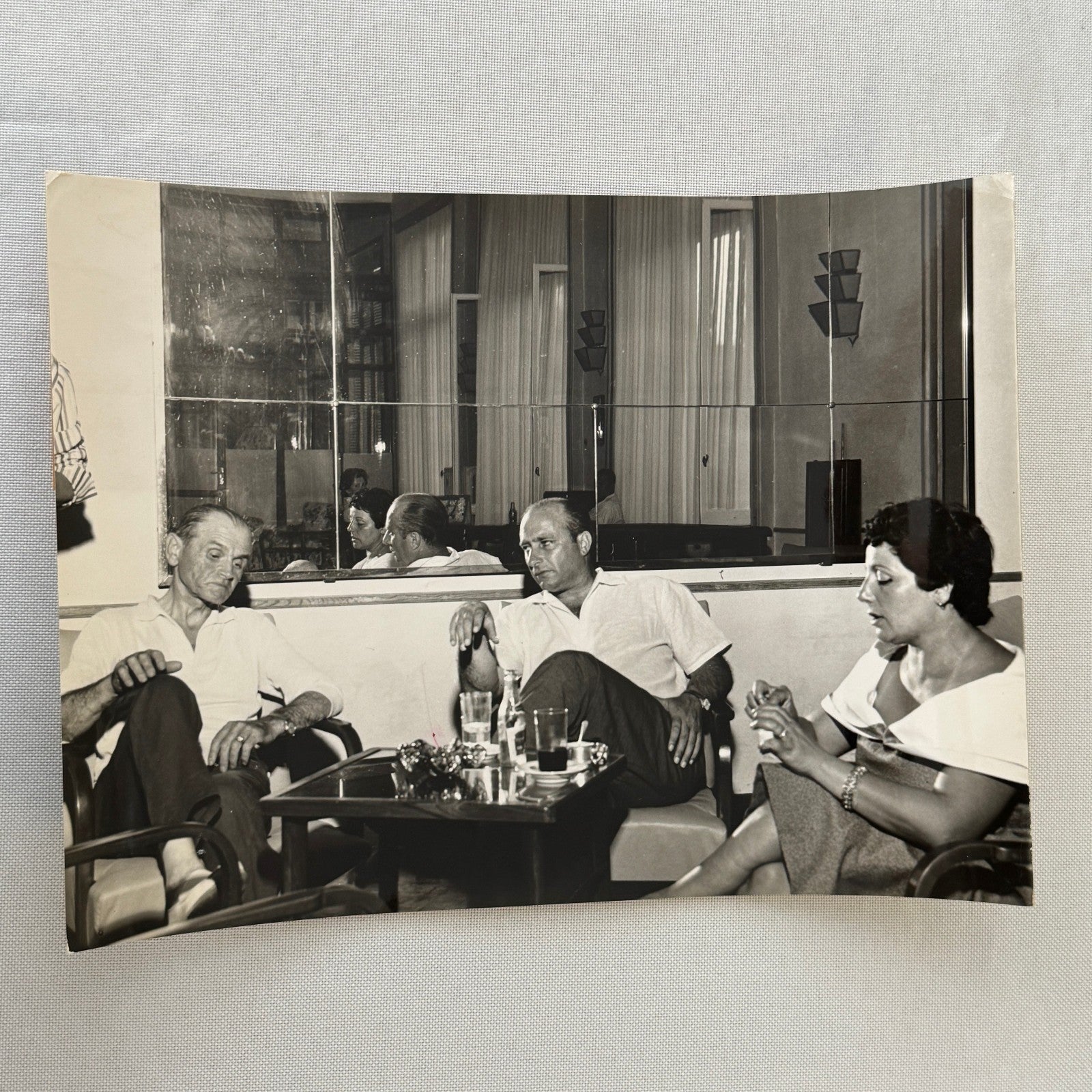 Juan Manuel Fangio Retirement Vacation Holiday Italian Press Photo F1 Racing
