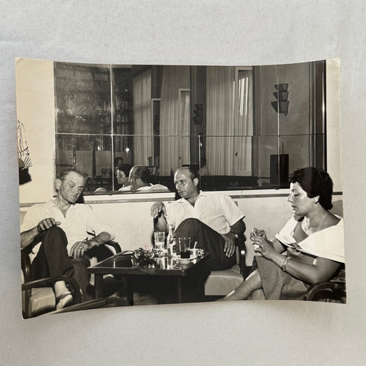 Juan Manuel Fangio Retirement Vacation Holiday Italian Press Photo F1 Racing