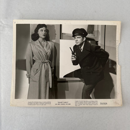 1951 Sealed Cargo Movie Film Press Photo Photograph Vintage
