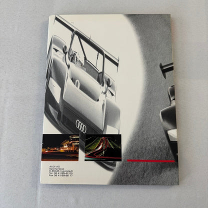 1999 Audi 24 Hours of LeMans Racing Team Press Kit Photos Brochure GERMAN