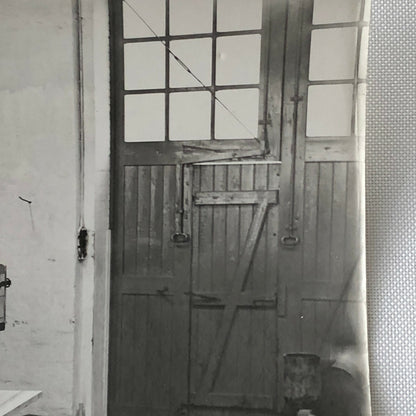 Antique Vintage Factory Company Photo Photograph ERGO Trailer Denmark Worker