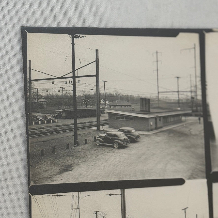 Vintage Pennsylvania Railroad Photo Contact Sheet Photograph Al Paul Lefton