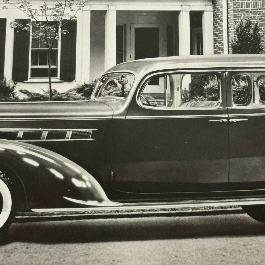 Vintage 1937 Packard Car Automobile Photo Photograph Modern Print