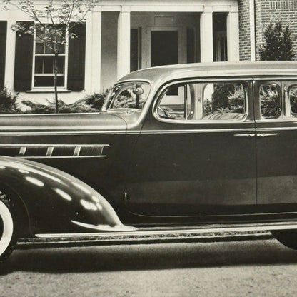 Vintage 1937 Packard Car Automobile Photo Photograph Modern Print