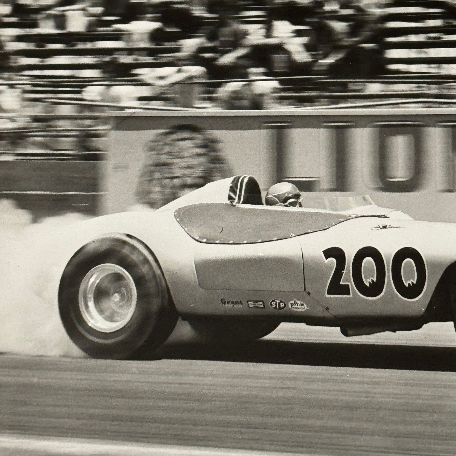 Vintage Dragster Drag Racing Photo Photograph Dean Moon Moonbeam Devin Car