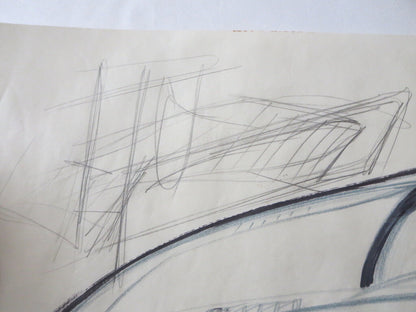 Porsche 935 Kremer Racing Design Sketch Drawing Art NOTTRODT Vintage