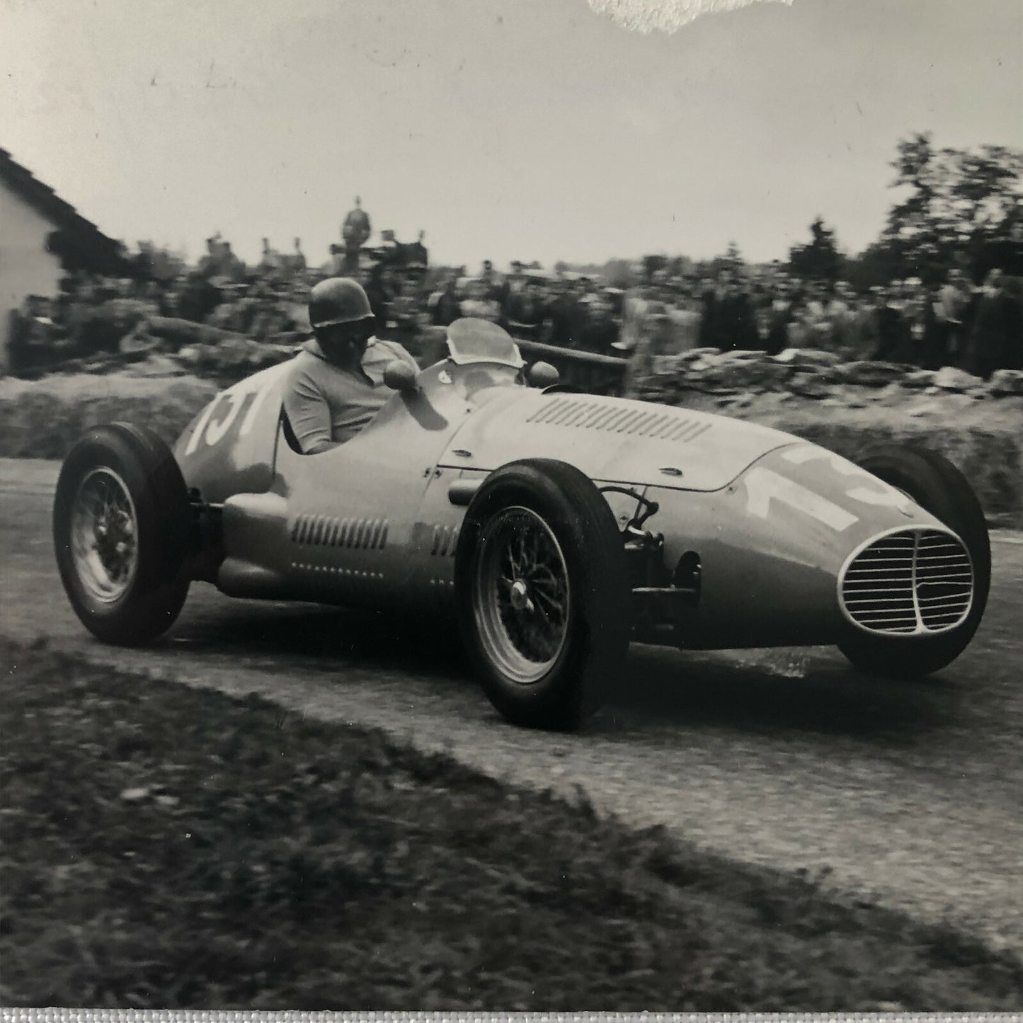 Vintage Racing Photo Photograph Print Juan Manuel Fangio Maserati A6 1953 