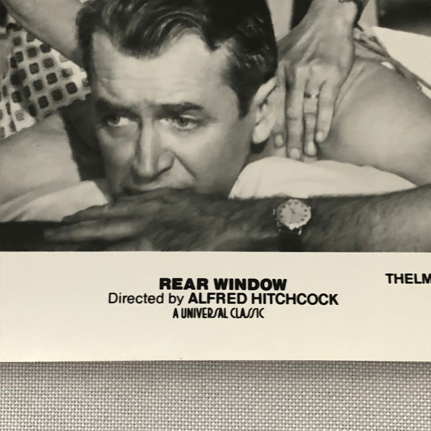Vintage Movie Film Still Press Photo Photograph Alfred Hitchcock Rear Window