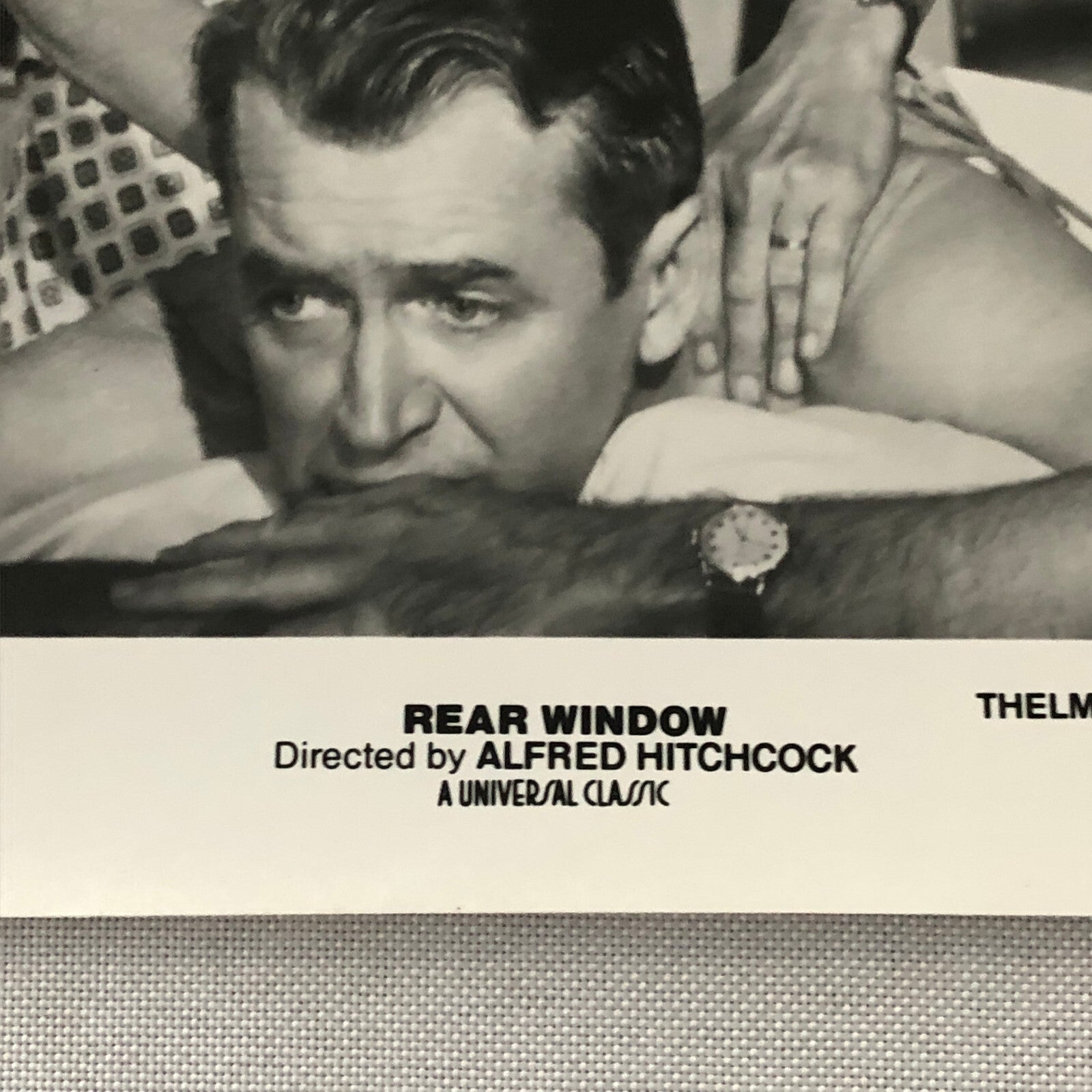 Vintage Movie Film Still Press Photo Photograph Alfred Hitchcock Rear Window