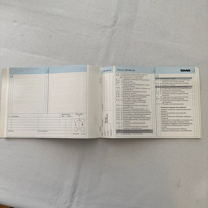Saab 900 and 9000 Service Book Manual GERMAN 1988 1989