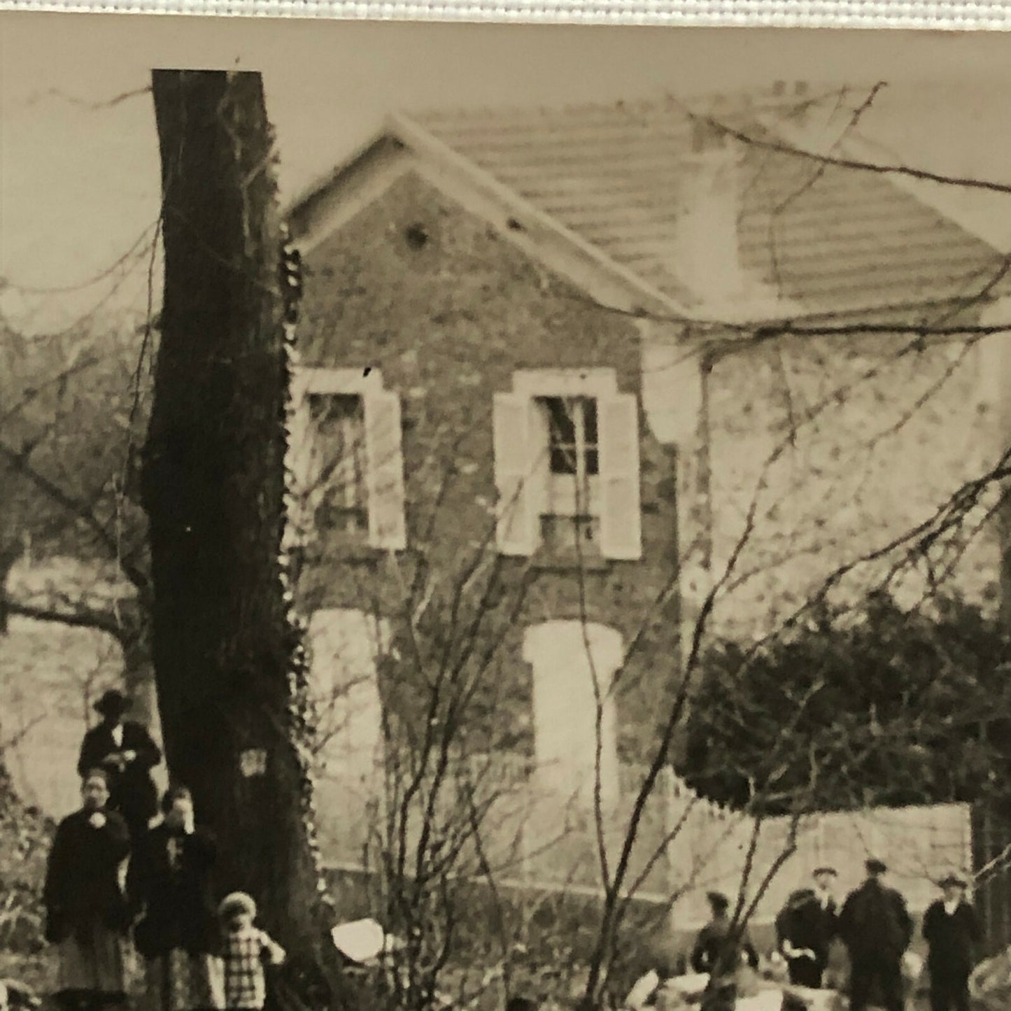 Antique Photo Photograph Road Clearing Tractor Vehicle 1920s Meurisse Rally ? 