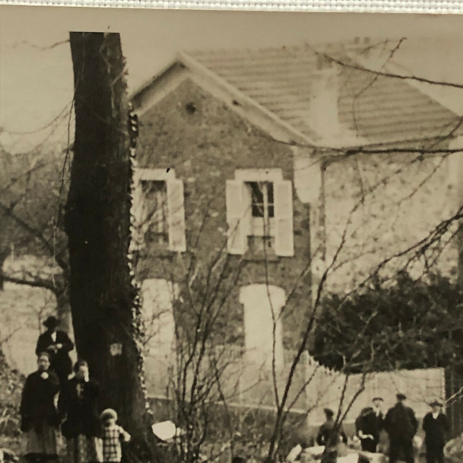 Antique Photo Photograph Road Clearing Tractor Vehicle 1920s Meurisse Rally ? 