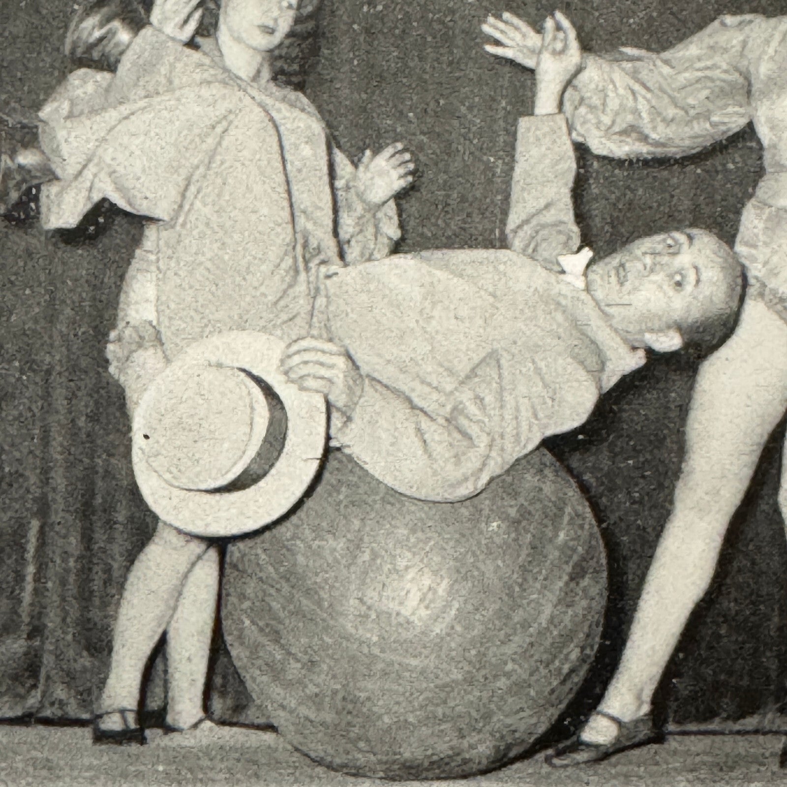 Circus Advertising Flyer Balancing Act Vintage