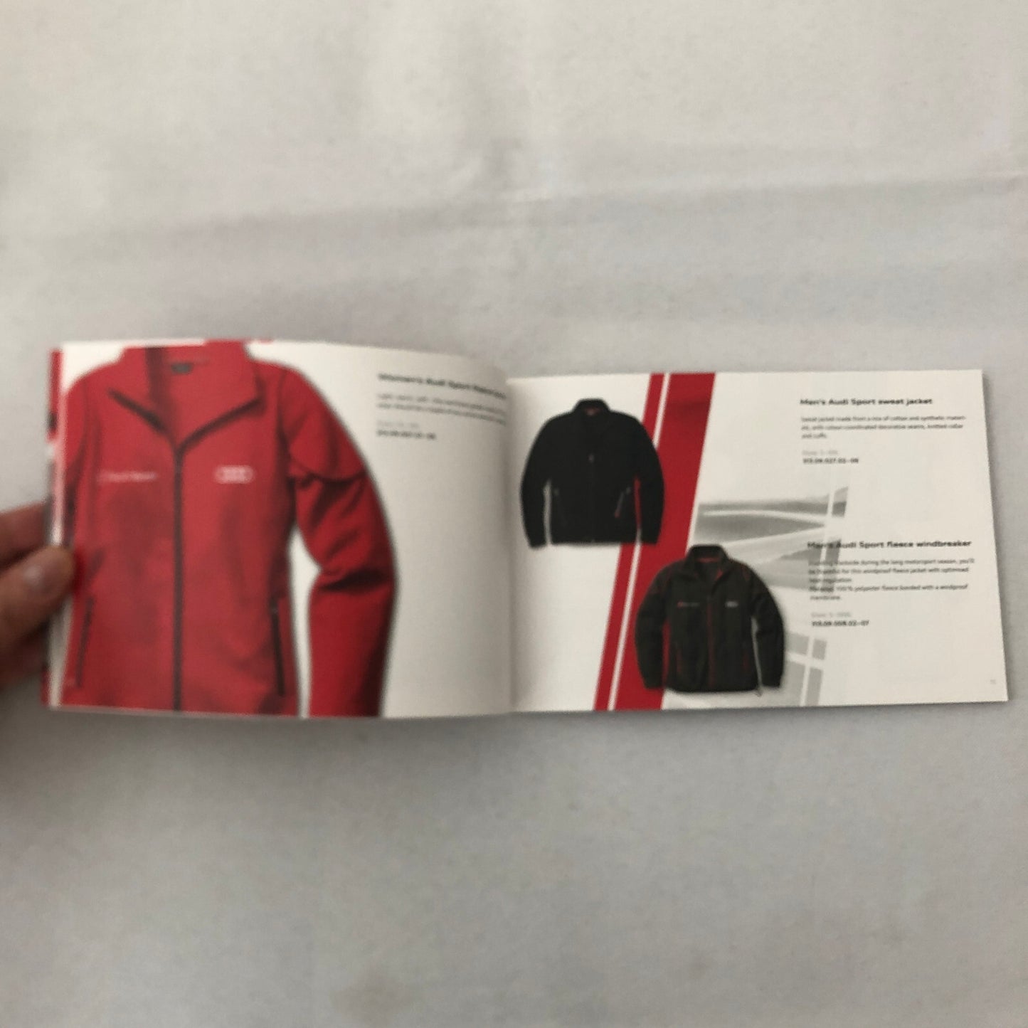 2011 Audi Motorsport Lifestyle Accessories Sales Brochure Catalog Clothing