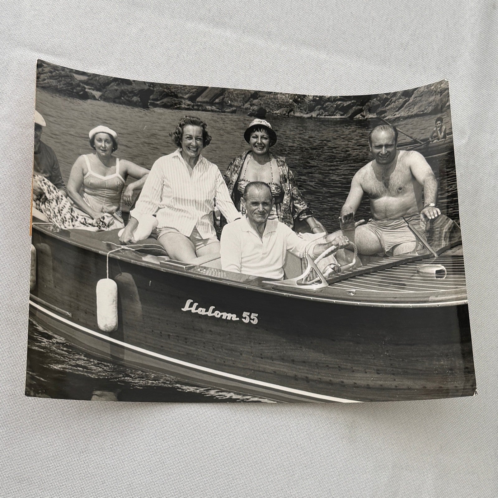 Juan Manuel Fangio Retirement Vacation Holiday Italian Press Photo F1 Racing