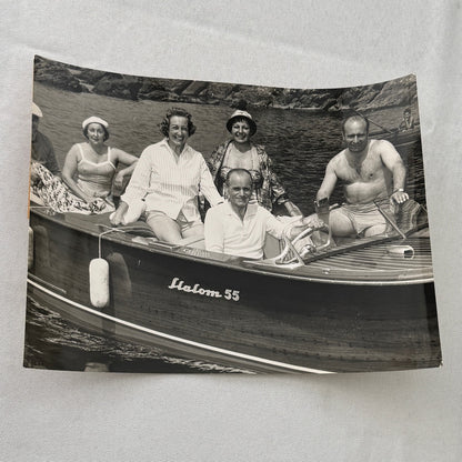 Juan Manuel Fangio Retirement Vacation Holiday Italian Press Photo F1 Racing