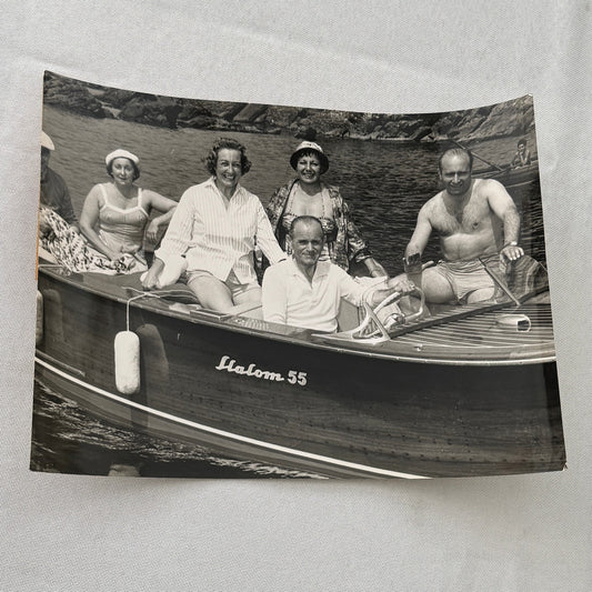 Juan Manuel Fangio Retirement Vacation Holiday Italian Press Photo F1 Racing