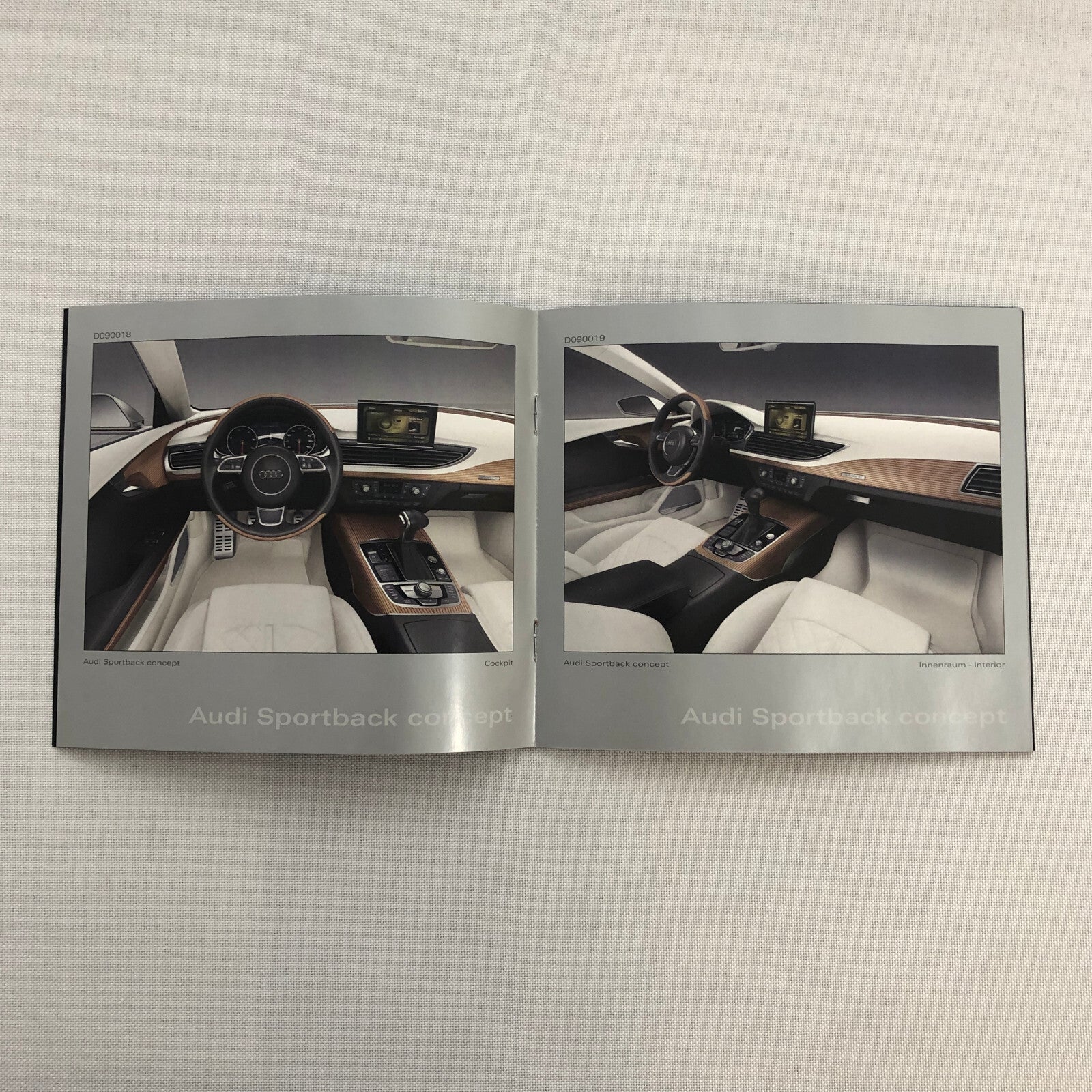 2009 Audi Sportback Concept Car Press Kit Photo CD Box