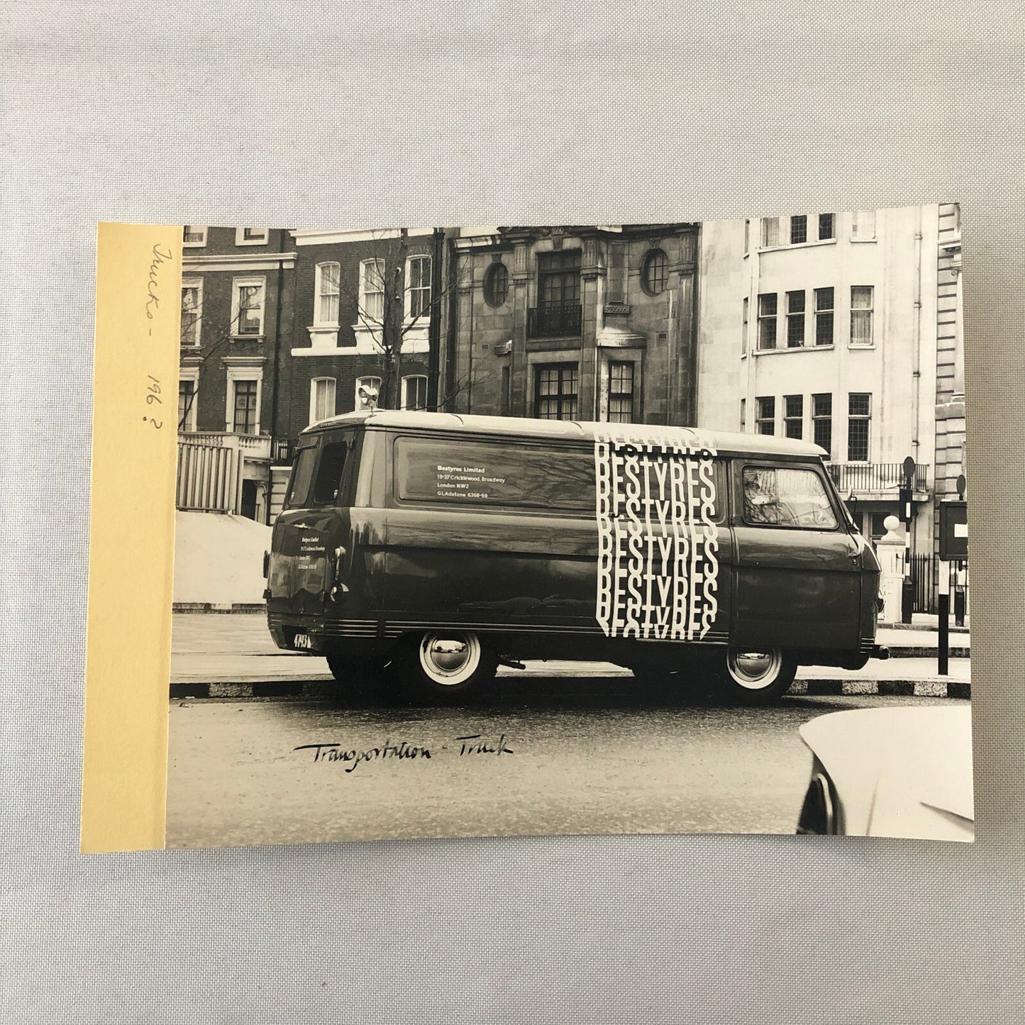 Vintage British Van Truck Bestyres Tires Tyres Photo Photograph Print
