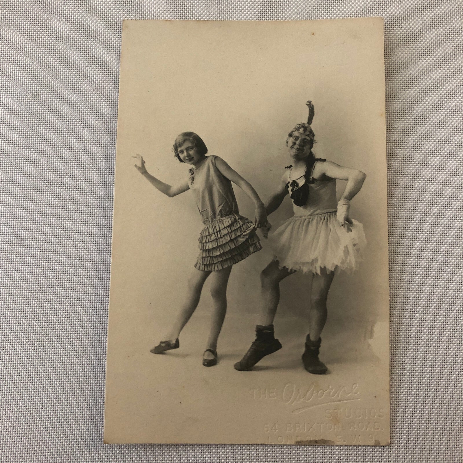 Circus Real Photo Postcard RPPC Clown Performer Comedy Act