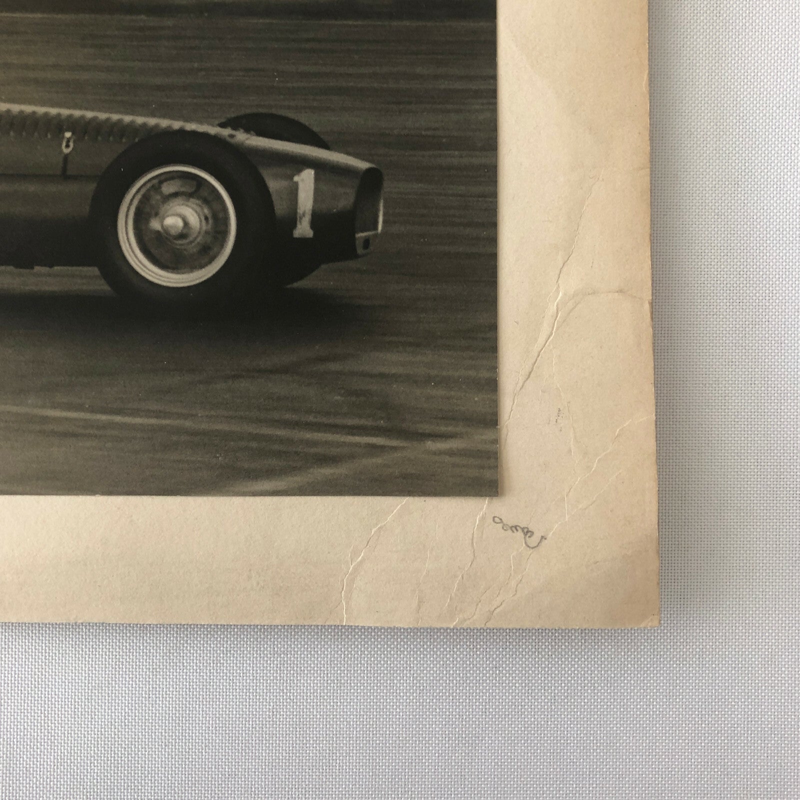 Vintage BRM 1954 Racing Photo Photograph Ron Flockhart Snetterton Spring Meet 
