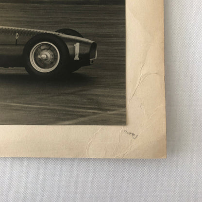 Vintage BRM 1954 Racing Photo Photograph Ron Flockhart Snetterton Spring Meet 