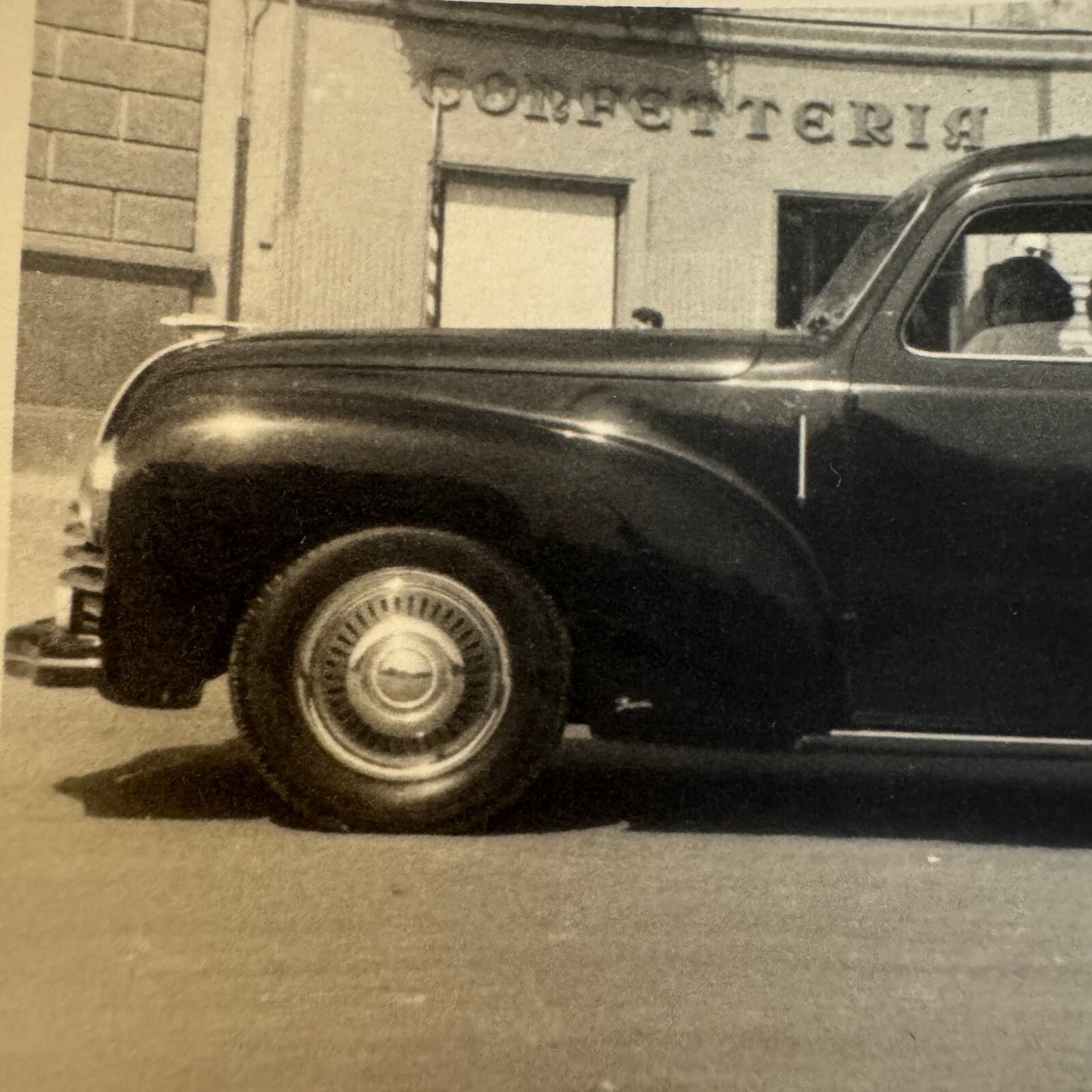 Vintage Car Automobile Photo Photograph Print Italian Italy