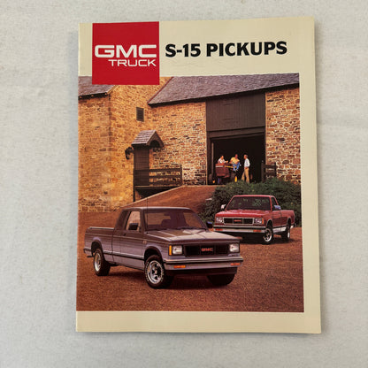 1988 GMC S-15 S15 Pickup Truck Sales Brochure Catalog Advertising Canadian