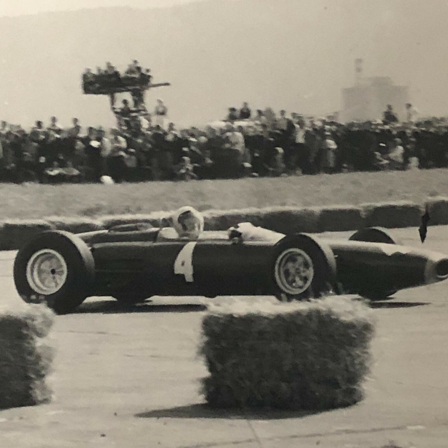 Vintage Racing Car Driver Photo Photograph Print 