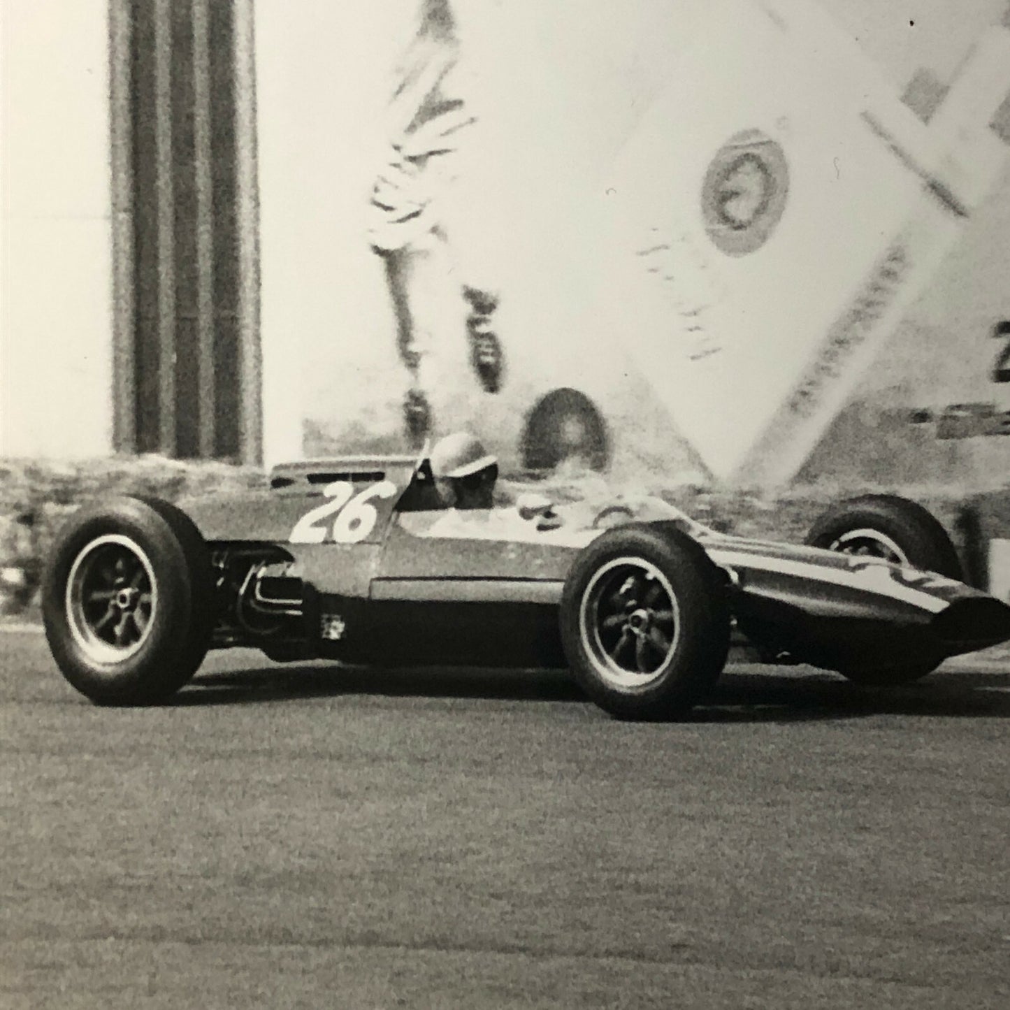 Vintage Grand Prix Racing Car Photo Photograph Print - SPA Belgium ?