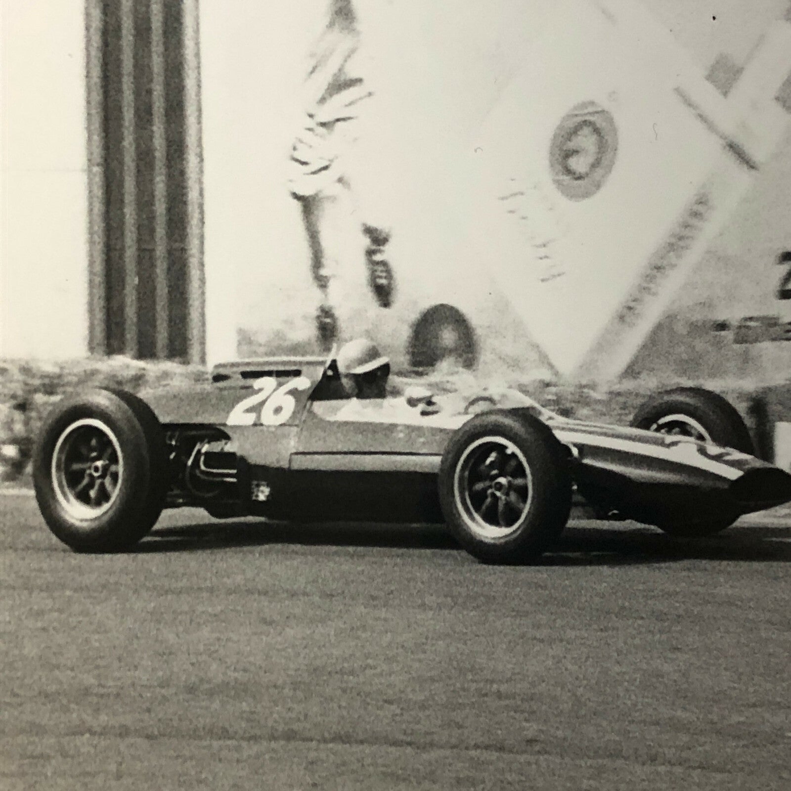 Vintage Grand Prix Racing Car Photo Photograph Print - SPA Belgium ?