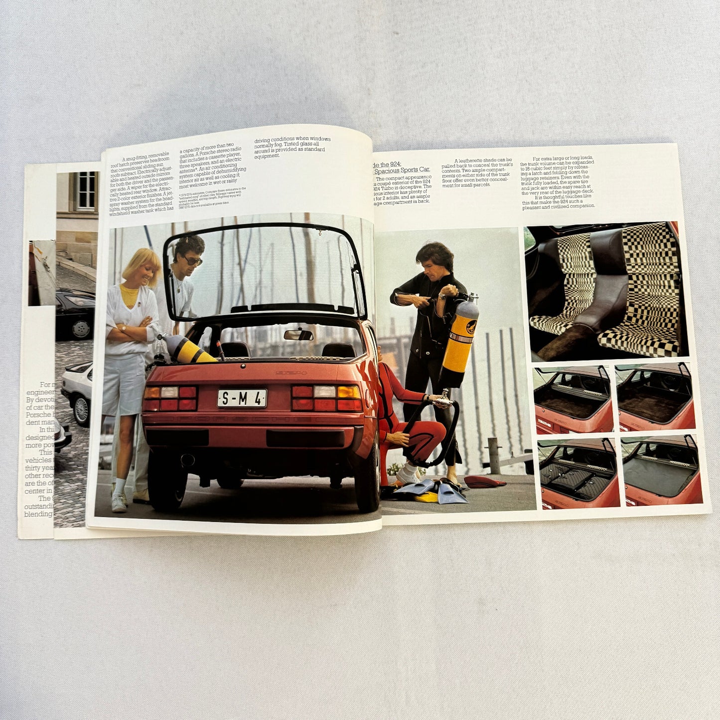 1980 Porsche 924 and 924 Turbo Sales Brochure Catalog Advertising