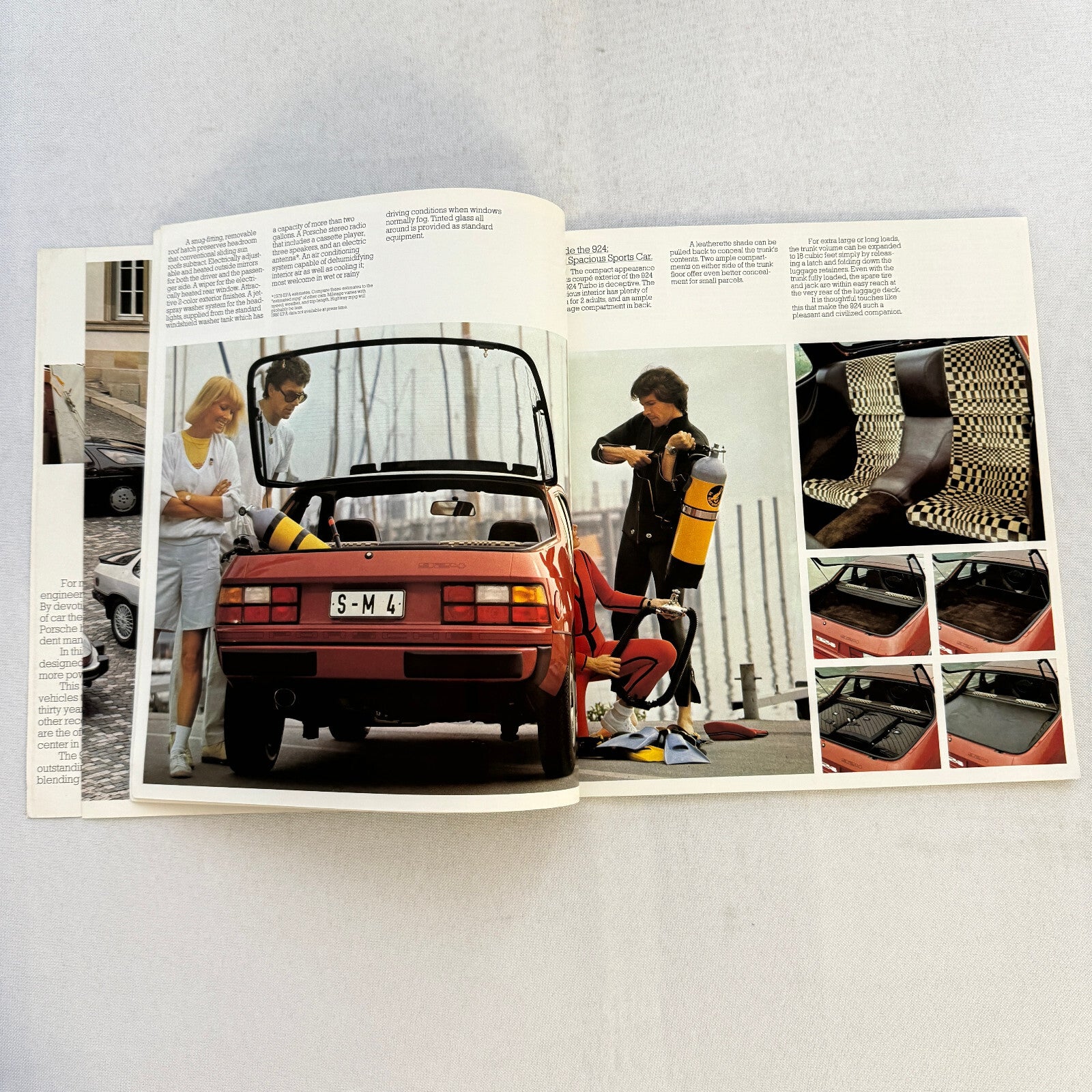 1980 Porsche 924 and 924 Turbo Sales Brochure Catalog Advertising